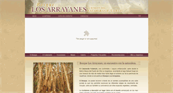 Desktop Screenshot of bosquelosarrayanes.com.ar